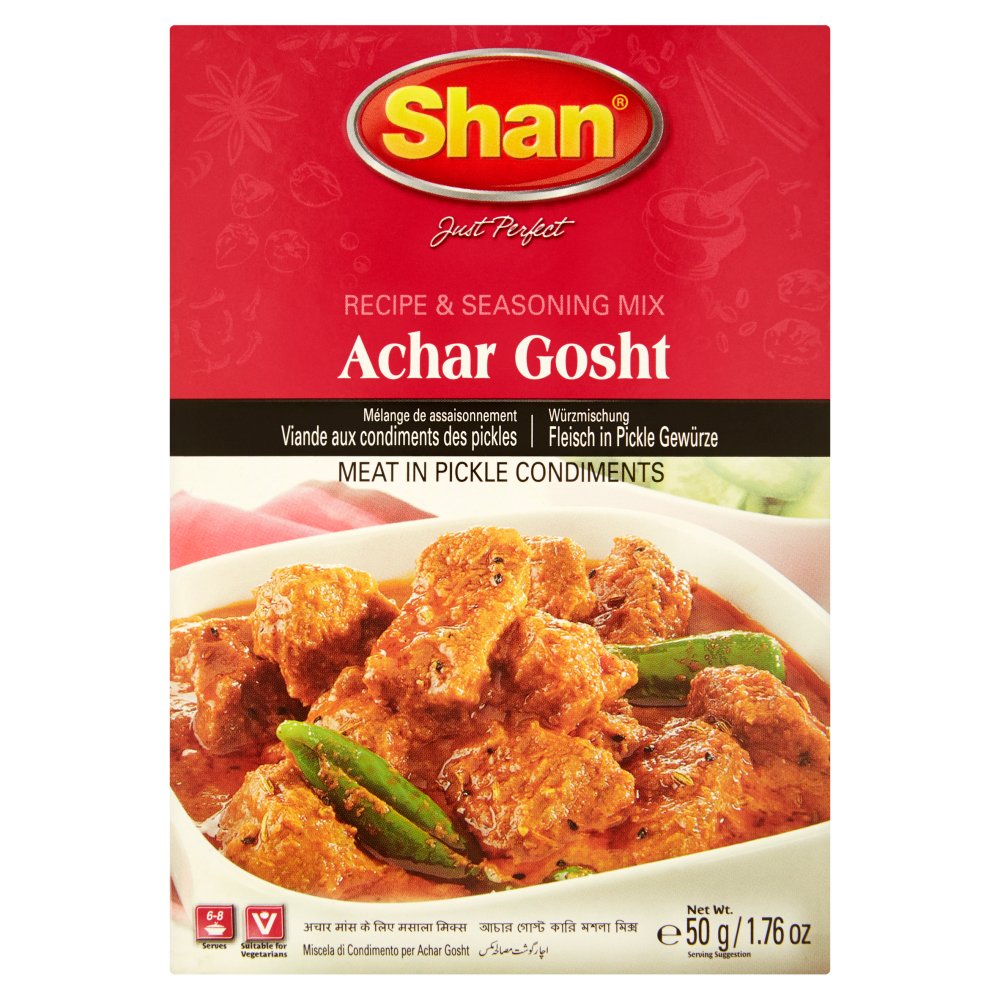 Shan Achar Gosht Recipe & Seasoning Mix 50g-Food
