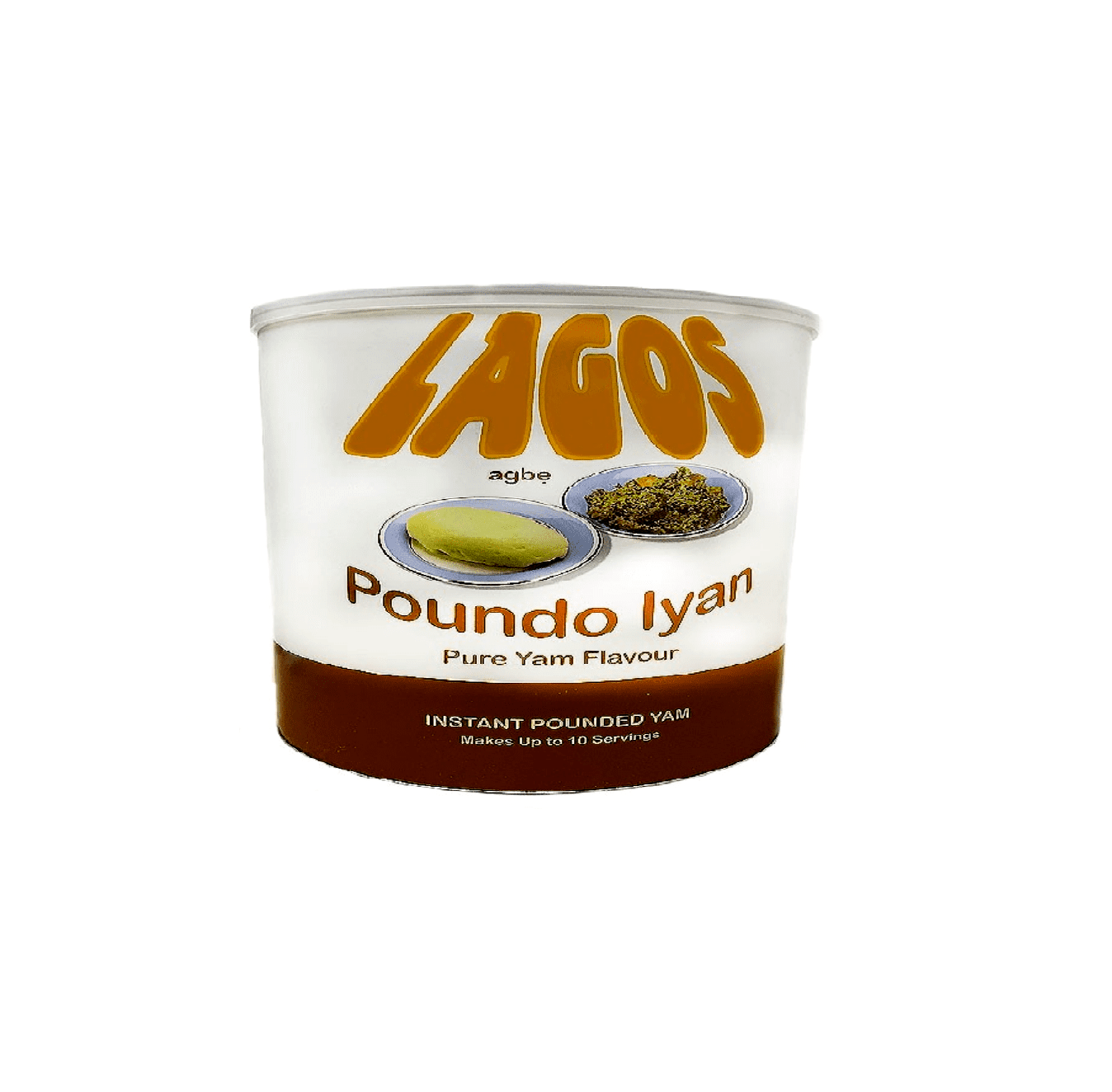 Lagos Pounded Yam 2kg Box of 4