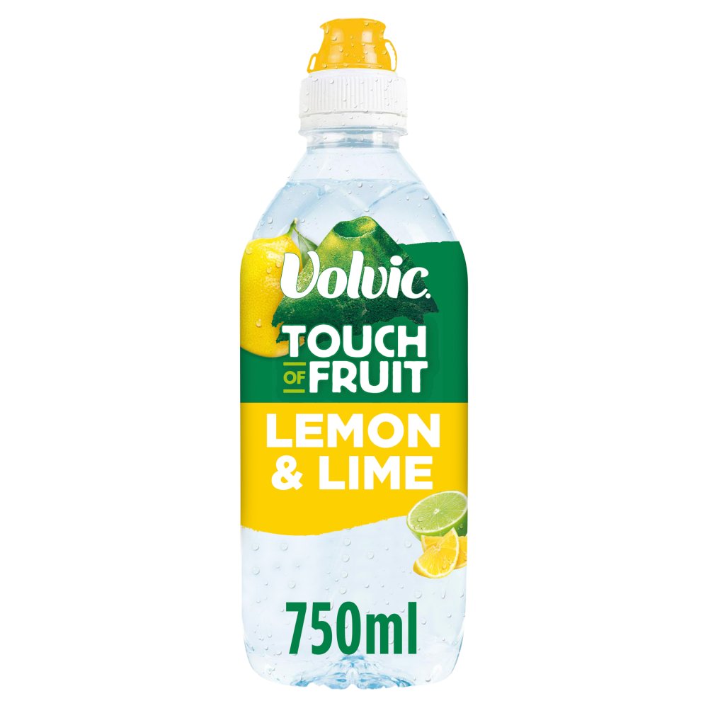 Volvic Touch of Fruit Low Sugar Lemon & Lime Natural Flavoured Water 750ml-Food