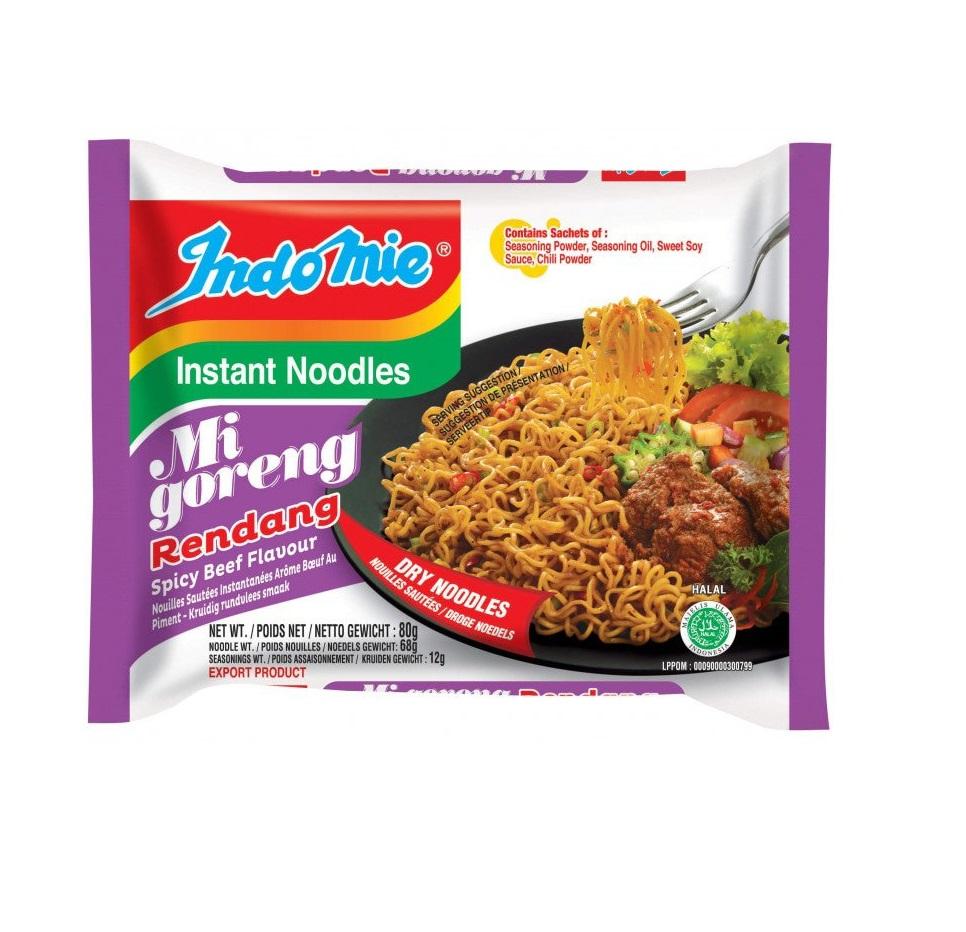 MASIndomie Noodles Mi Goreng Rendag 80g Box of 40-Fd