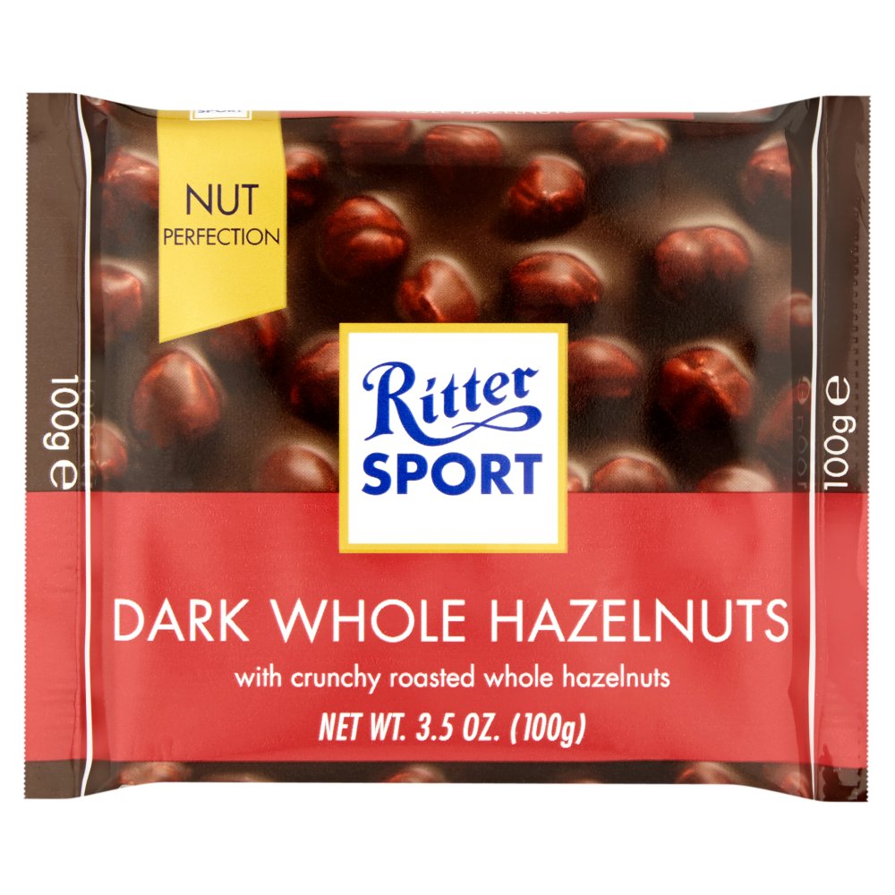 Ritter Sport Nut Selection Dark Whole Hazelnuts 100g-Food