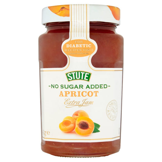 Stute No Sugar Added Apricot Extra Jam 430g-Food