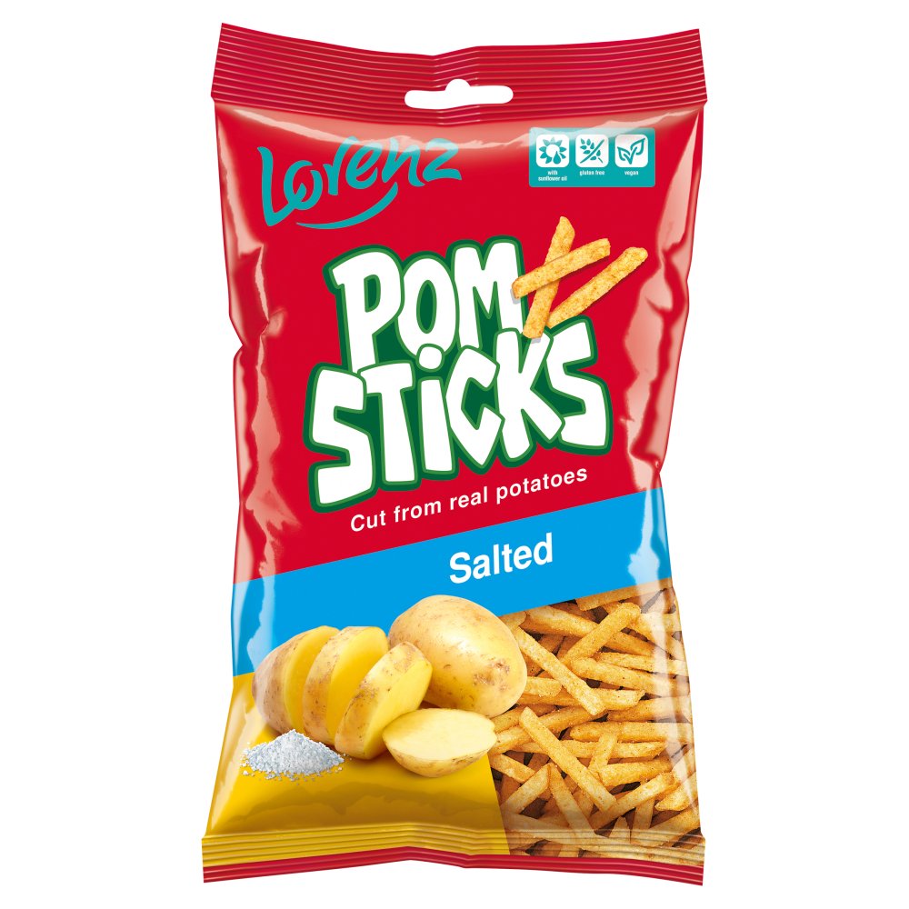 MASLorenz Snack-World Pomsticks Salted 85g-Food