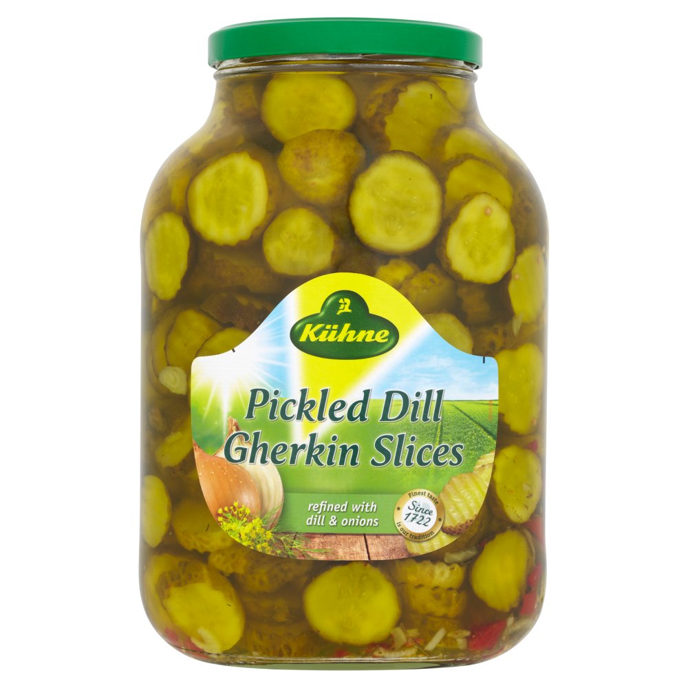 MASKühne Pickled Dill Gherkin Slices 2.45kg-Food