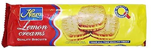 Henro Lemon Cream Biscuits 150g Box of 12