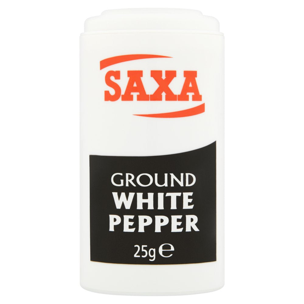 Saxa Ground White Pepper 25g-Food