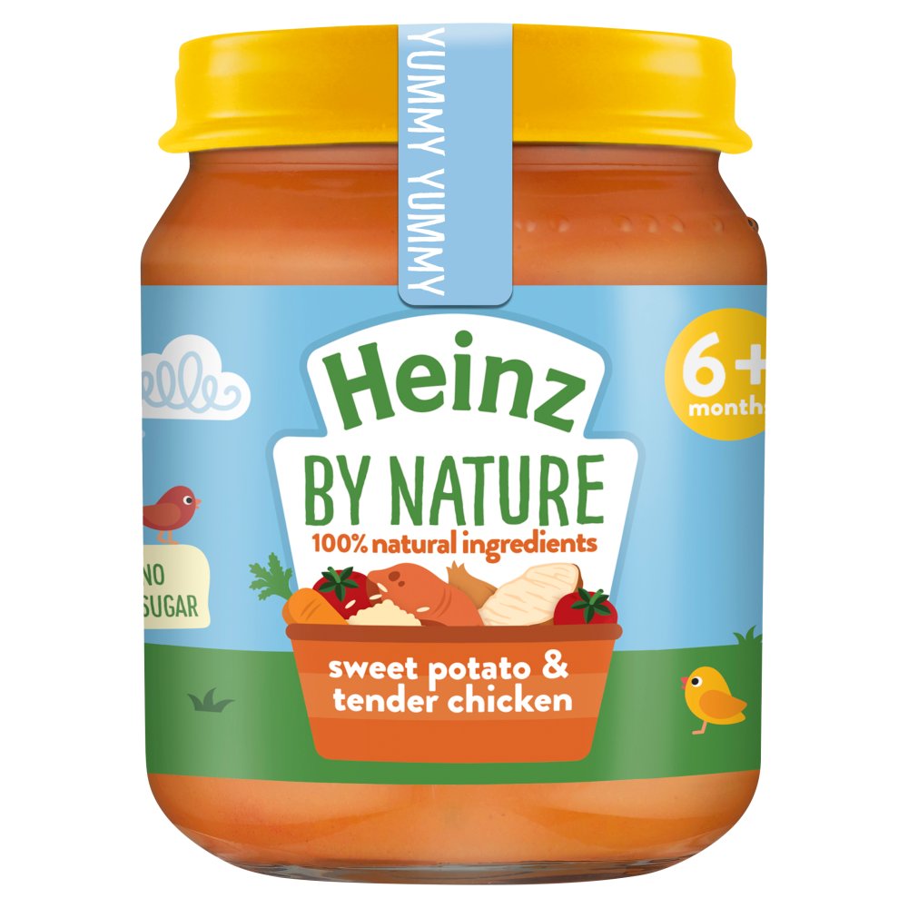 MASHeinz 4+ Months By Nature Sweet Potato & Tender Chicken 120g-Food