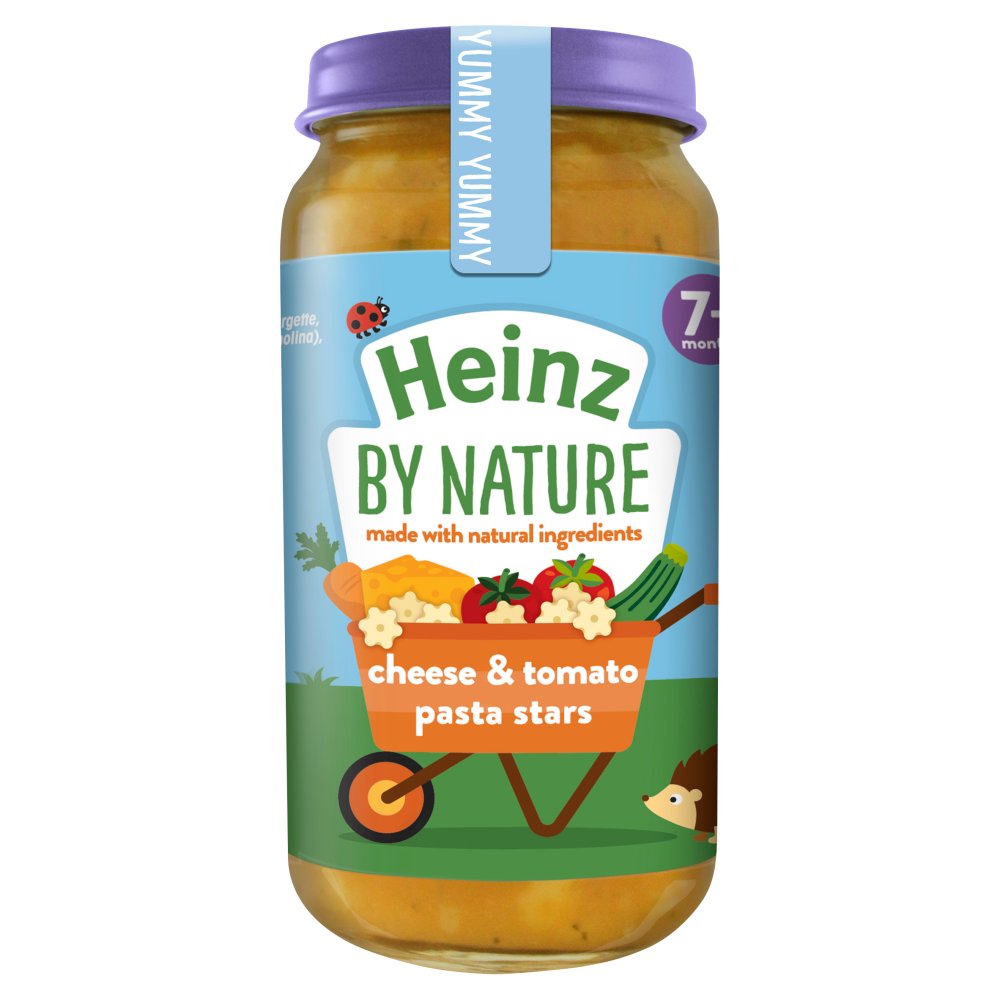 MASHeinz 7+ months By Nature Cheese and Tomato Pasta Stars 200g-Food