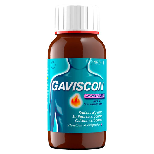 Gaviscon Liquid Heartburn & Indigestion Relief Aniseed Flavour 150ml