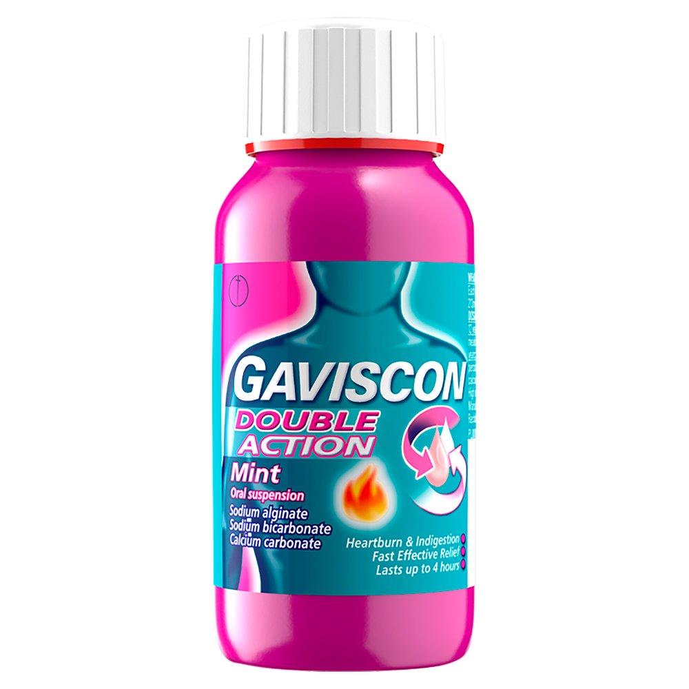 MASGaviscon Double Action Heartburn & Indigestion Liquid Mint Flavour 150ml-Food