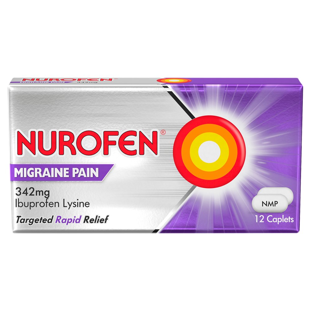 MASNurofen Migraine Pain Caplets 12s-Food