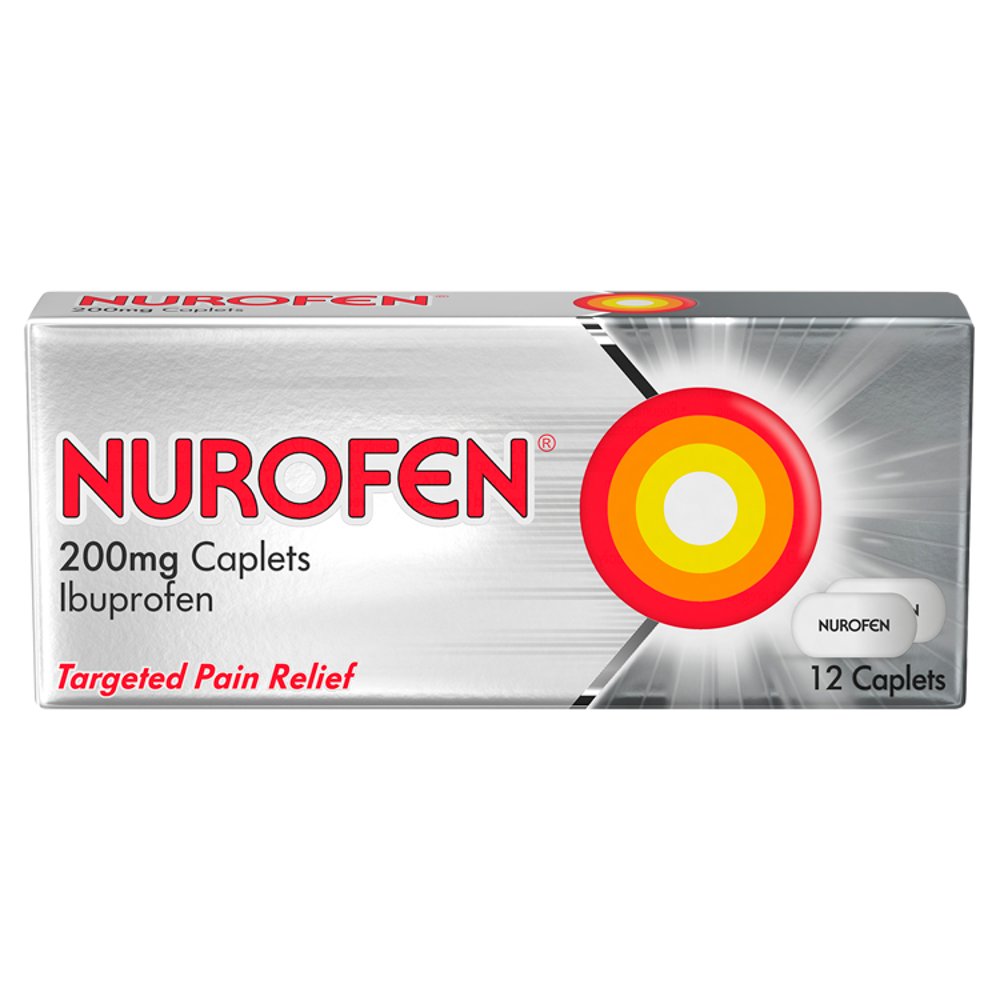MASNurofen Ibuprofen 200mg Caplets 12s-Food