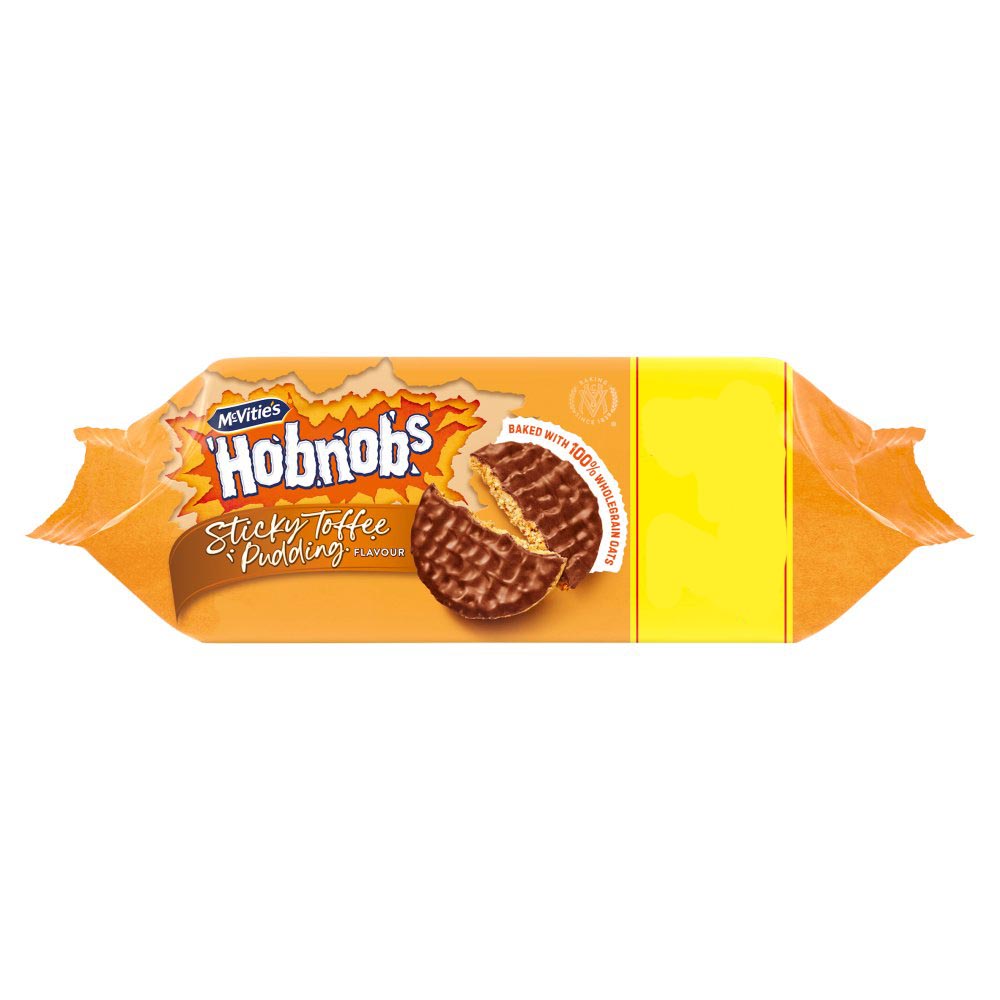 MASMcVitie's Hobnobs Sticky Toffee Pudding Flavour 262g-Food
