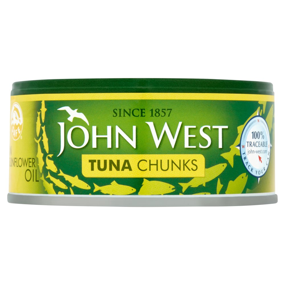 MASJohn West Tuna Chunks in Sunflower Oil 145g-Food