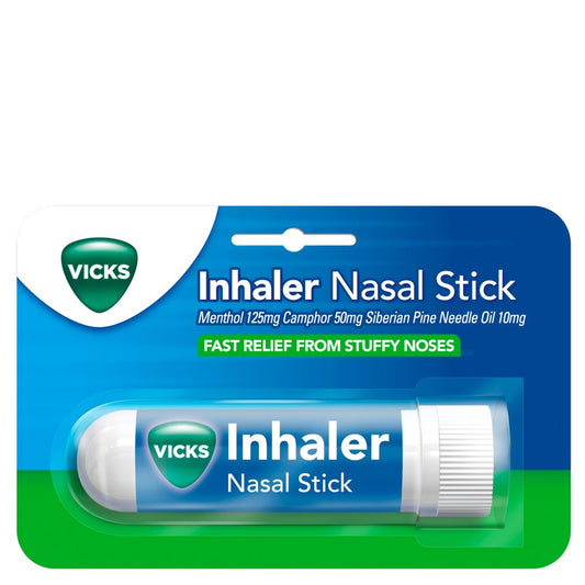 Vicks Inhaler fast acting medicine for blocked nose relief Stick-Food
