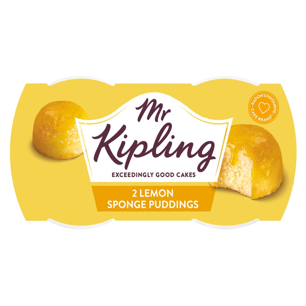 MASMr Kipling Lemon Sponge Puddings 2 x 95g-Food