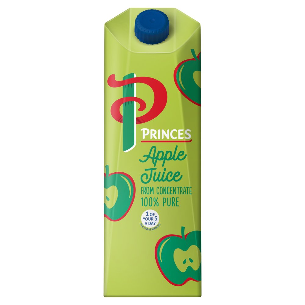 Princes Apple Juice from Concentrate 1 Litre-Food