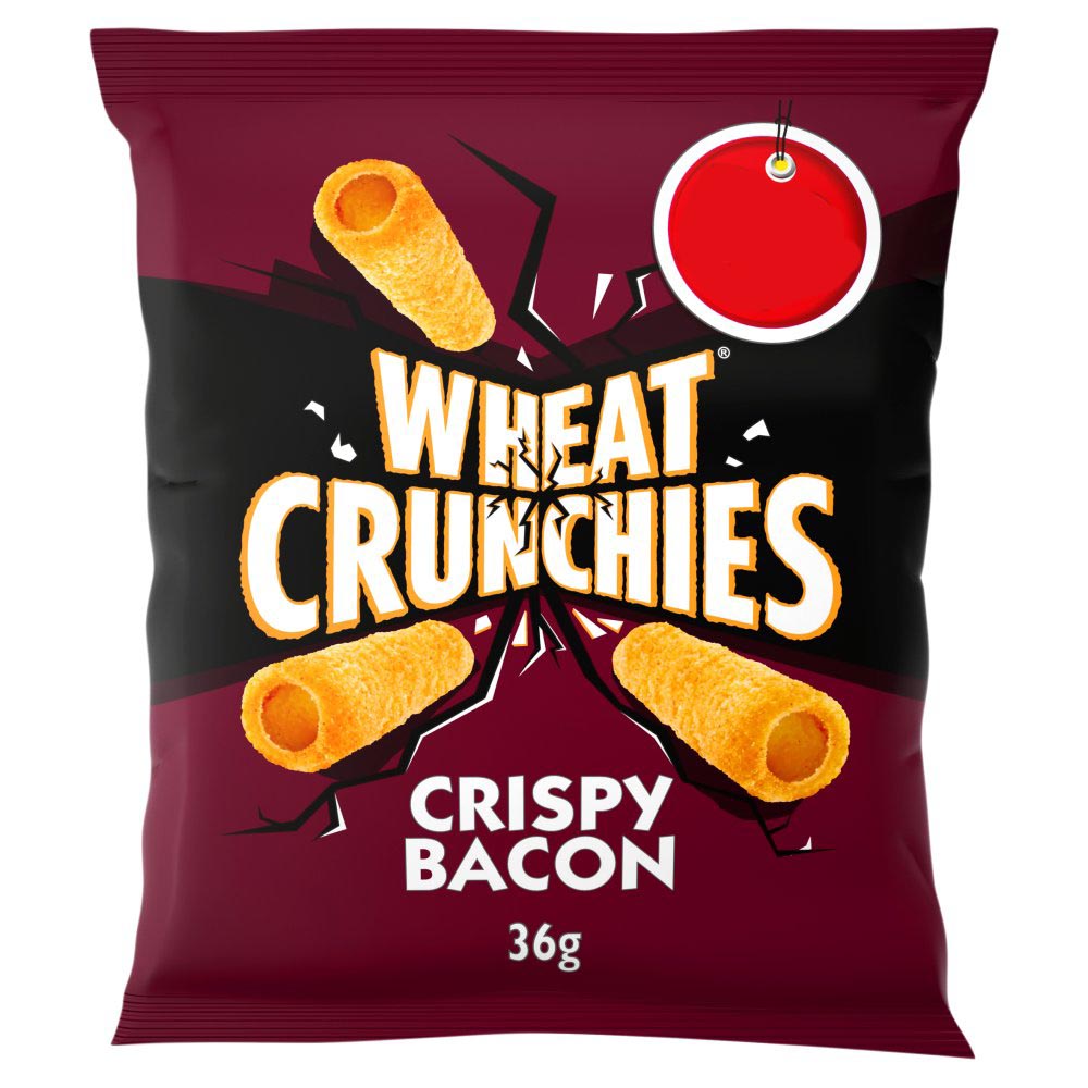 Wheat Crunchies Bacon Crisps 36g-Food