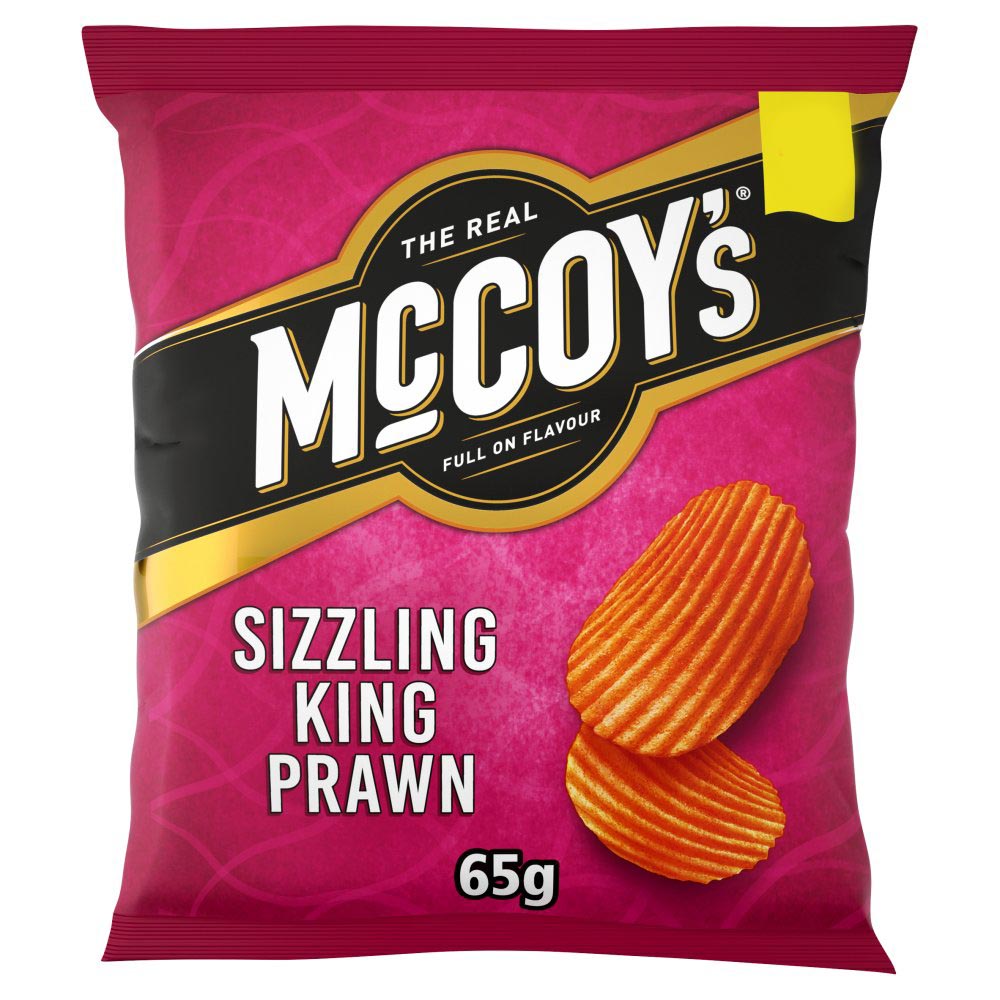 MASMcCoy's Sizzling King Prawn Sharing Crisps 65g-Food