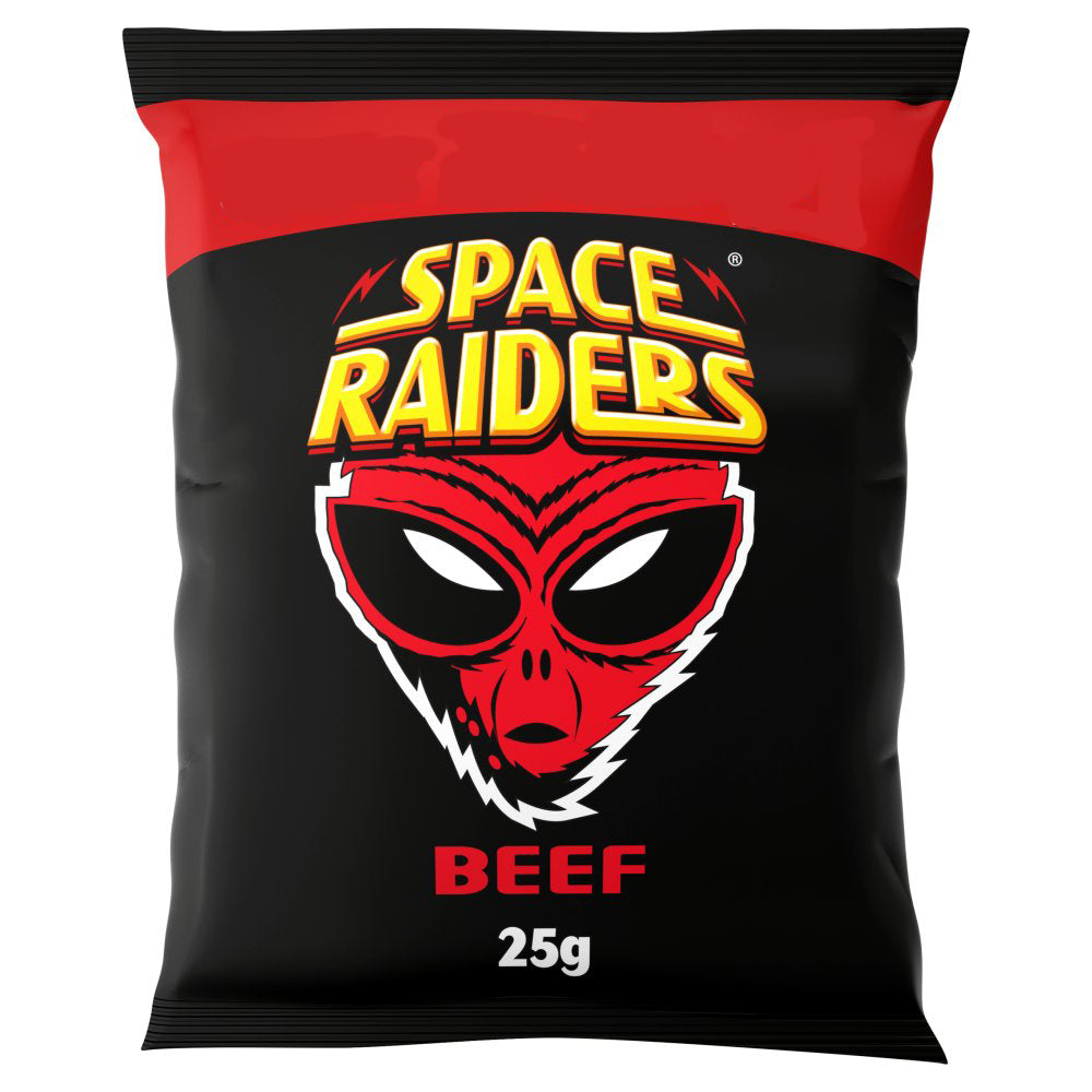 Space Raiders Beef Crisps 25g-Food