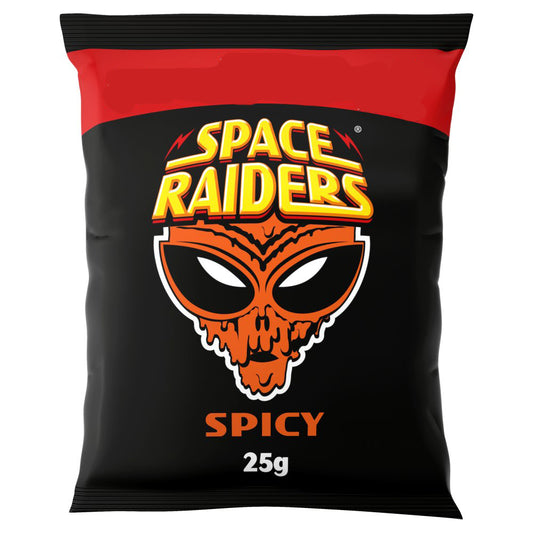 Space Raiders Spicy Crisps 25g Snack Foods Asetena Pa 
