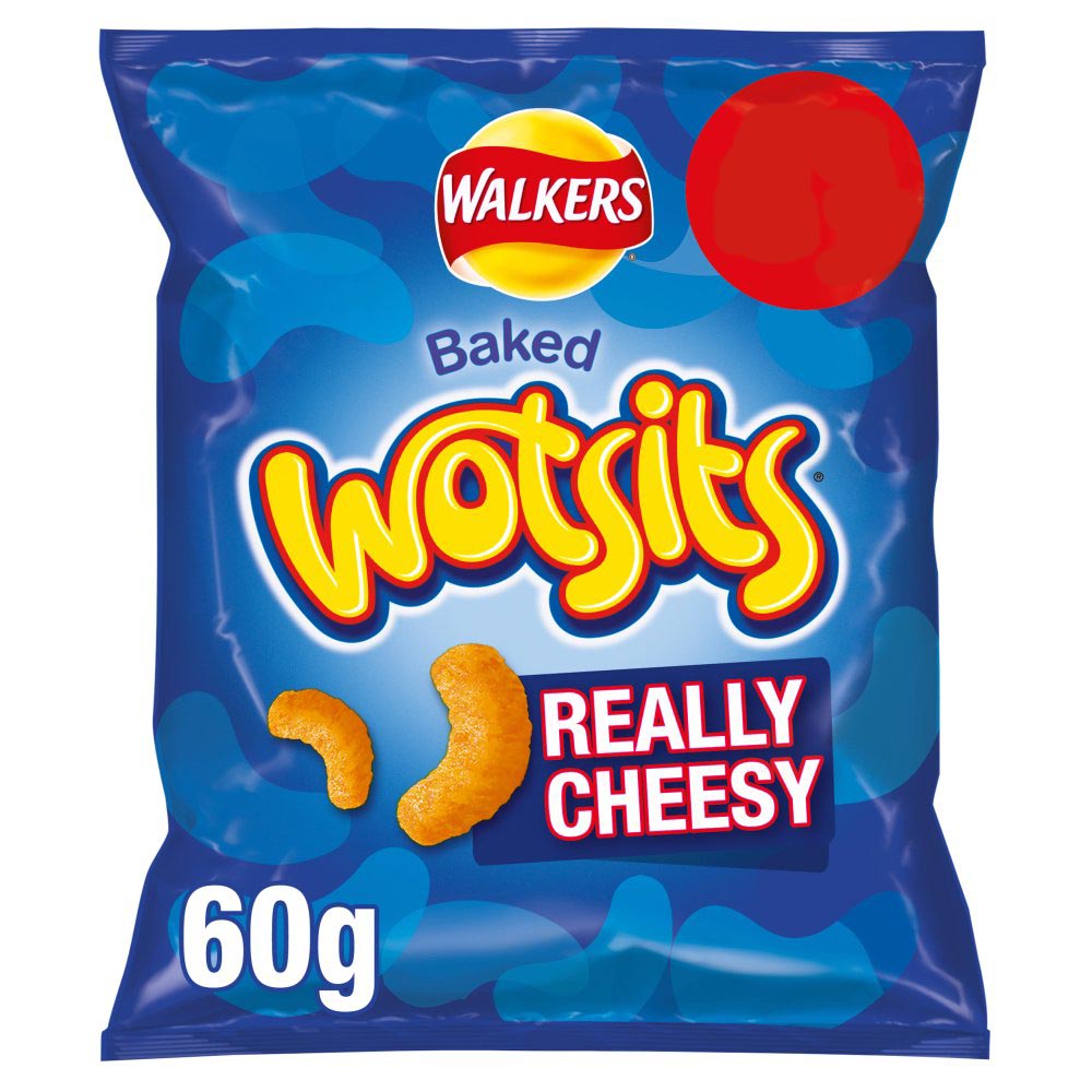 Walkers Wotsits Cheese Snacks 60g-Food