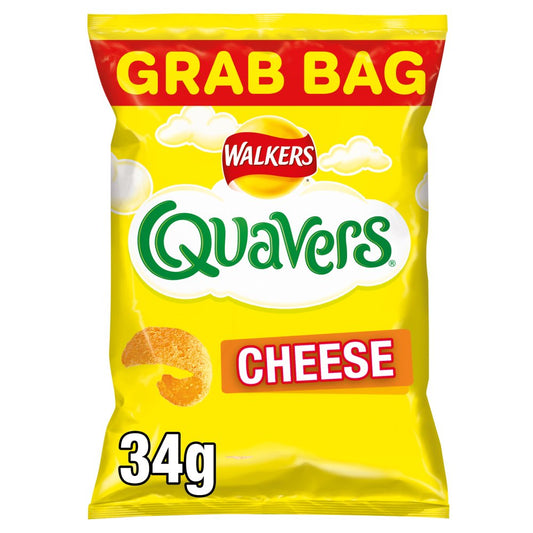 Walkers Quavers Cheese Snacks 34g-Food