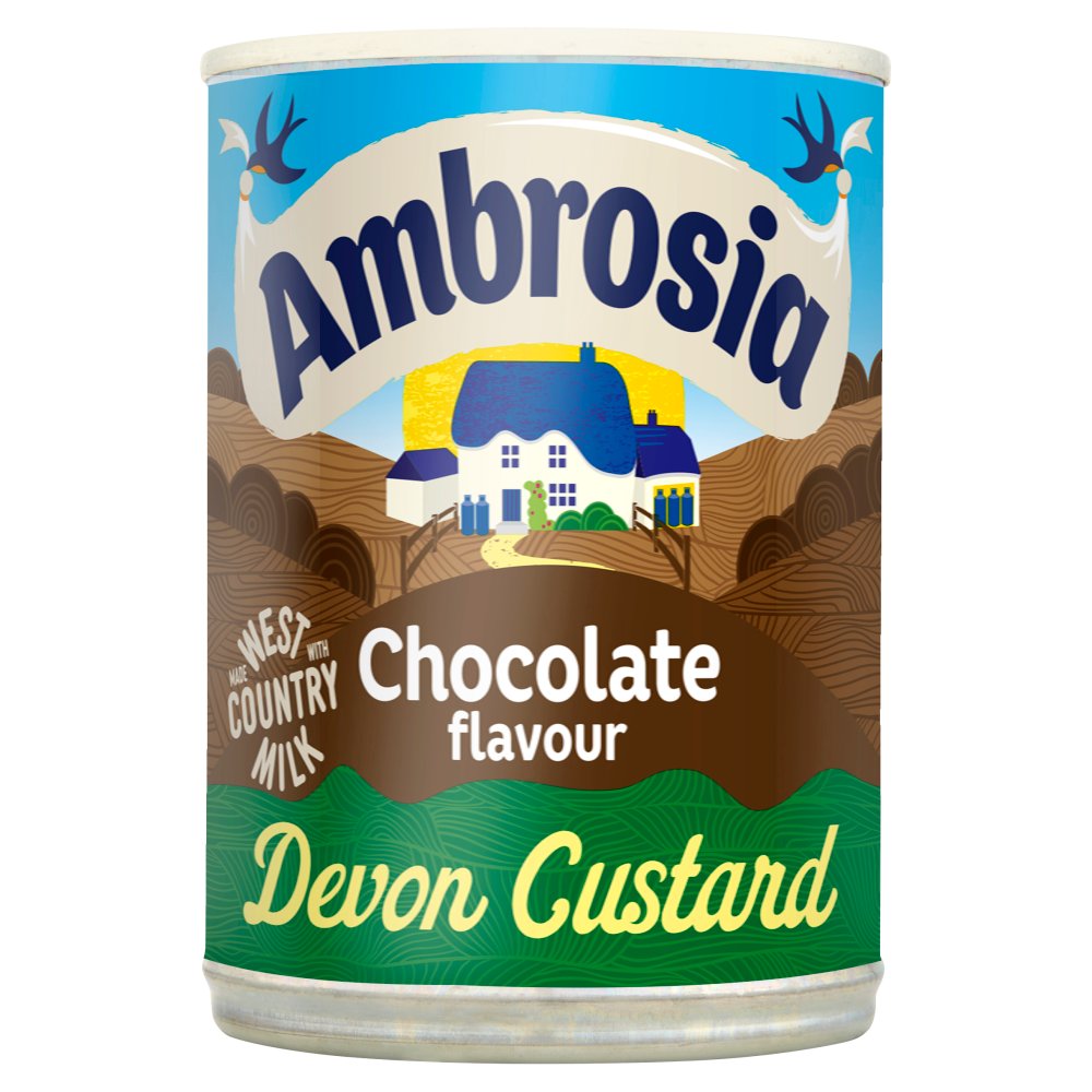 MASAmbrosia Chocolate Flavour Devon Custard 400g-Food