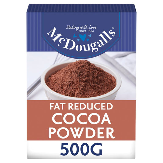 MASMcDougalls Fairtrade Fat Reduced Cocoa Powder 500g-Food