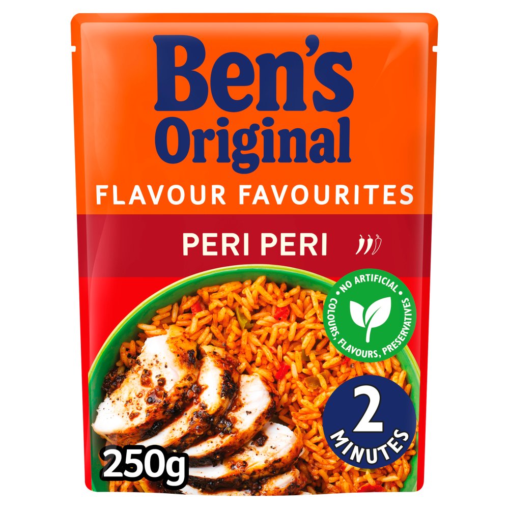 Bens Original Peri Peri Microwave Rice 250g
