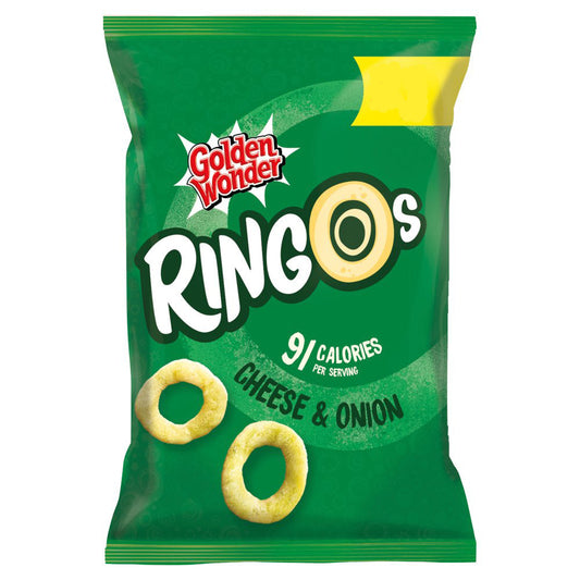 MASGolden Wonder Ringos Cheese & Onion 55g-Food