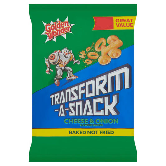 MASGolden Wonder Transform-A-Snack Cheese & Onion Flavour Snacks 30g-Food
