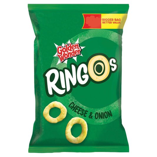 MASGolden Wonder Ringos Cheese & Onion 25g-Food