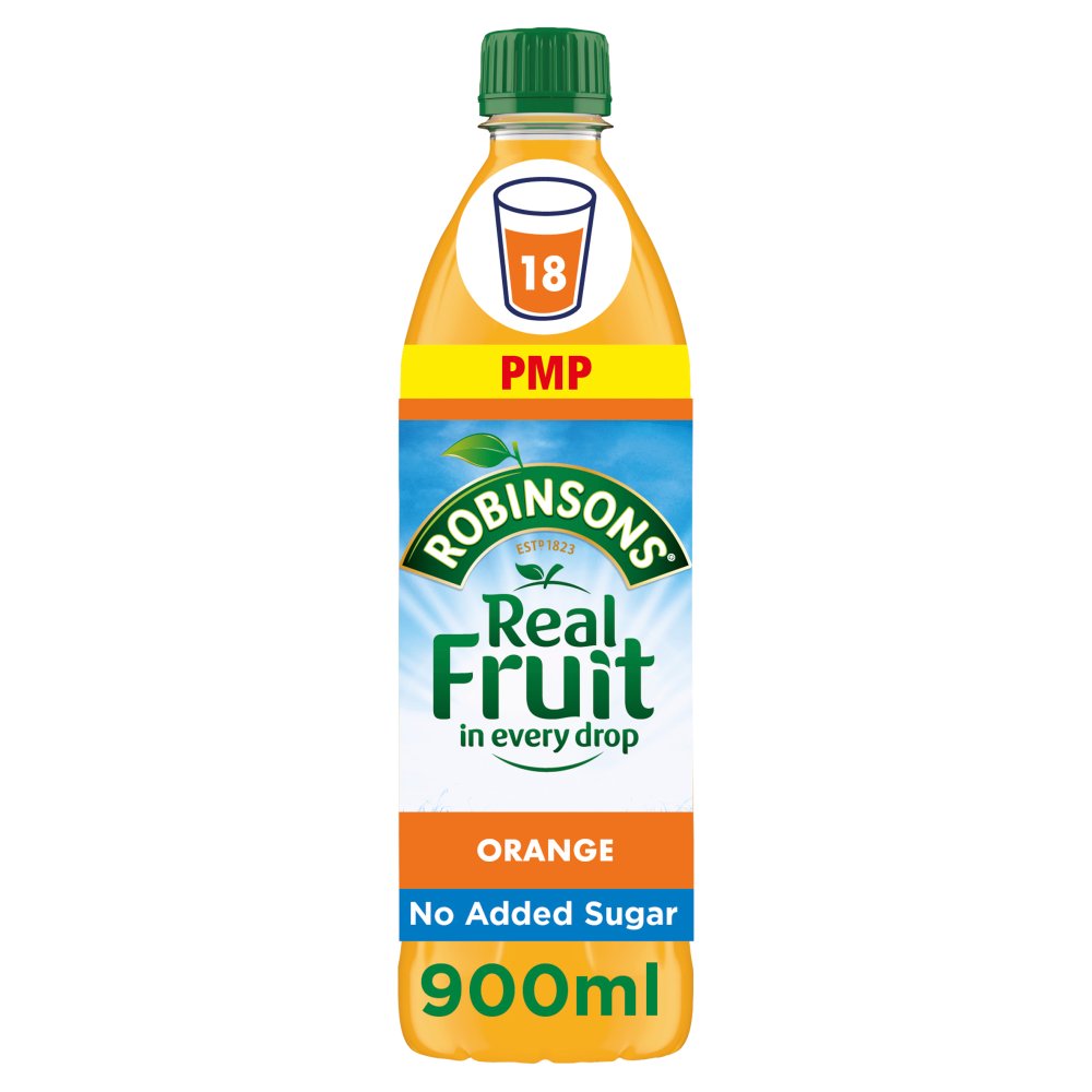 Robinsons Orange No Added Sugar Squash  900ml-Food
