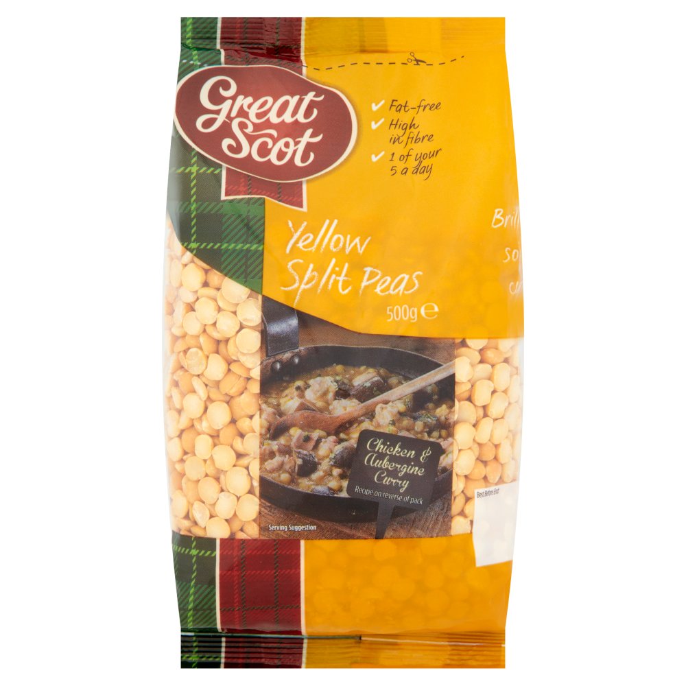 MASGreat Scot Yellow Split Peas 500g-Food