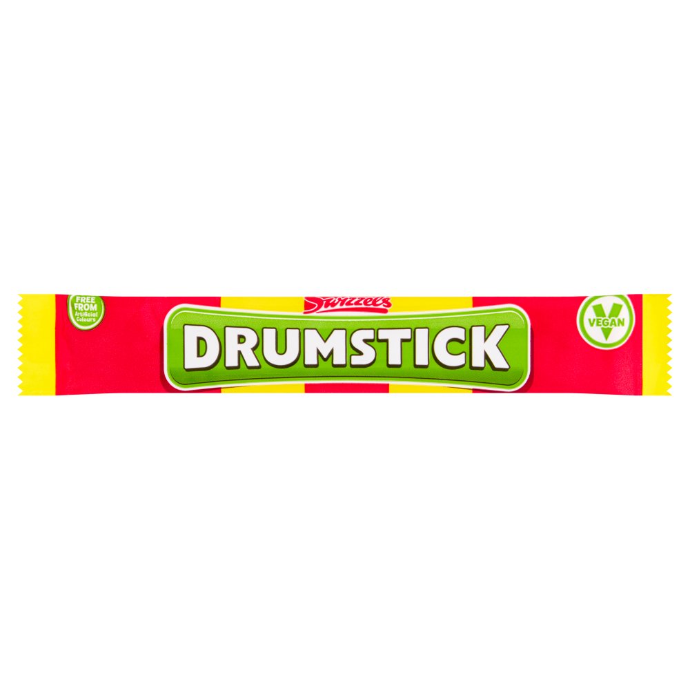 Swizzels Drumstick Original Raspberry and Milk Chew Bar-Food