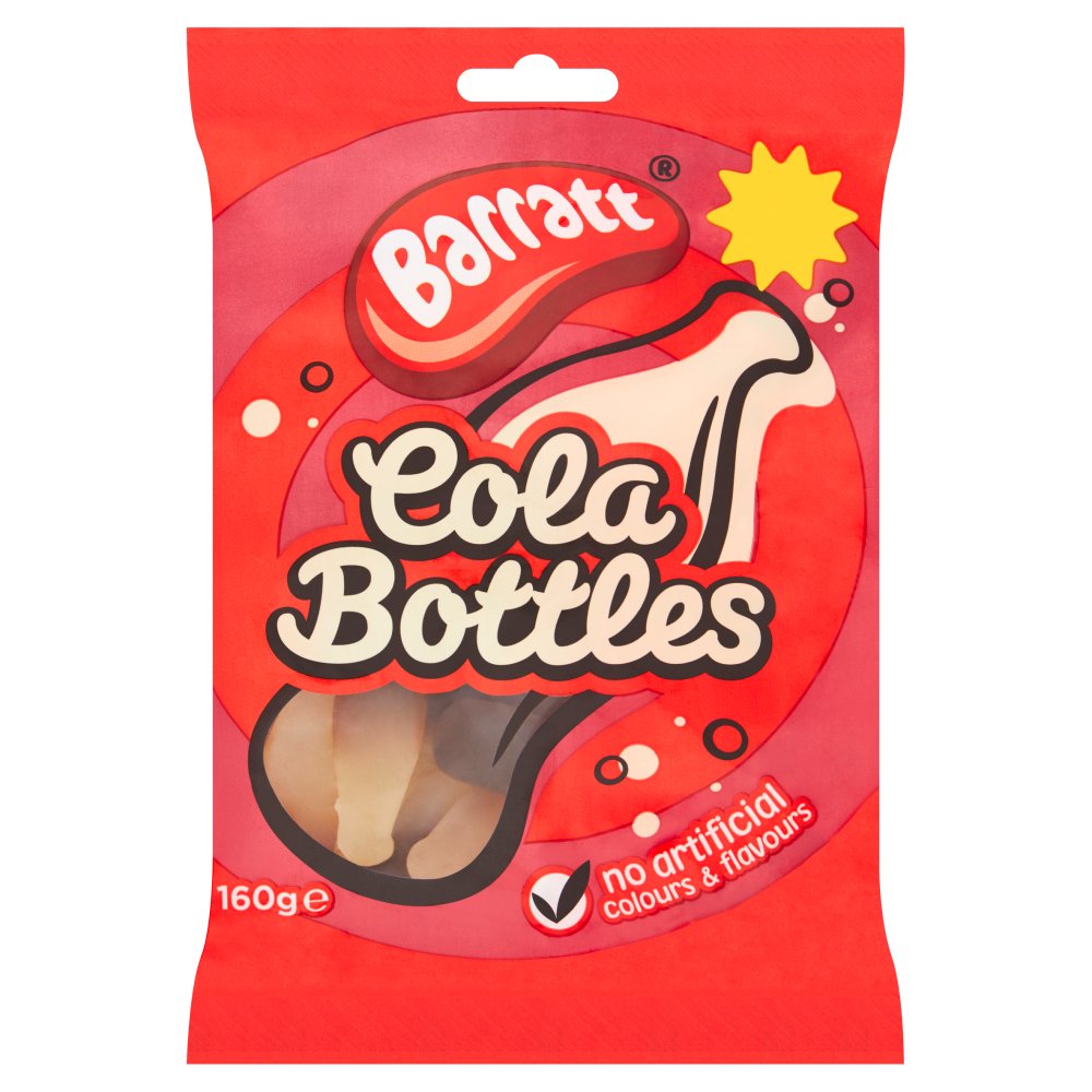 MASBarratt Giant Cola Bottles 160g-Food