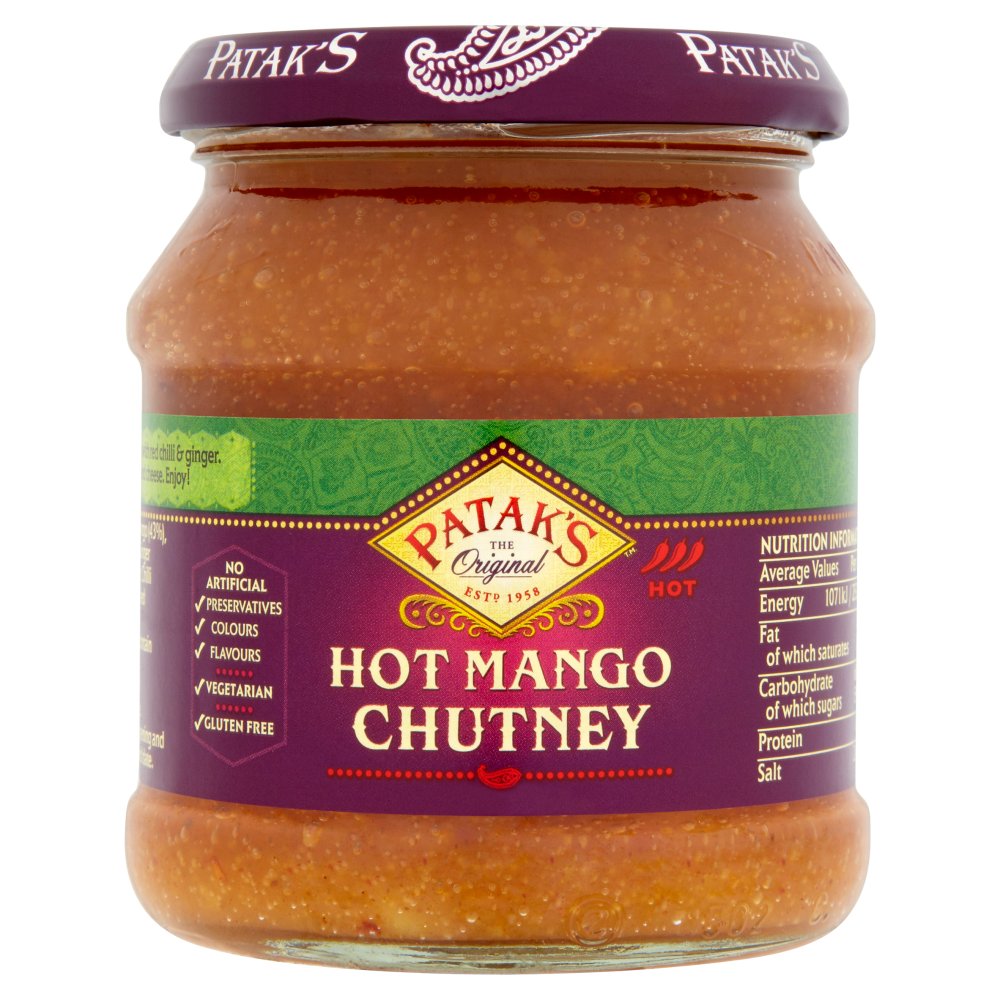 MASPatak's Hot Mango Chutney 340g-Food