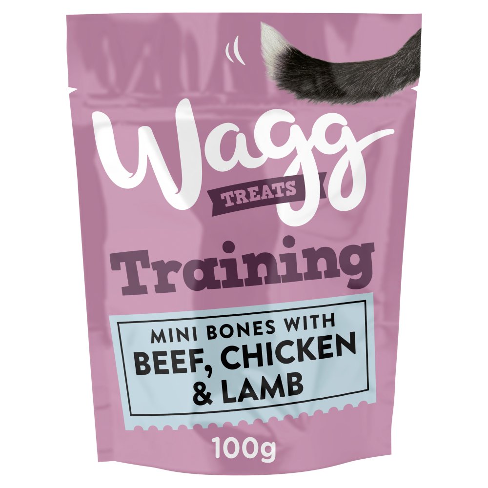 Wagg Training Treats Beef, Chicken & Lamb 100g-Food