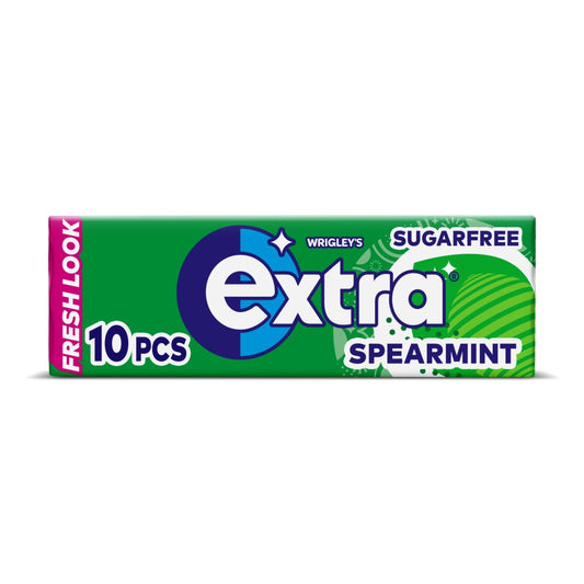 MASExtra Spearmint Chewing Gum Sugar Free 10 piece-Food