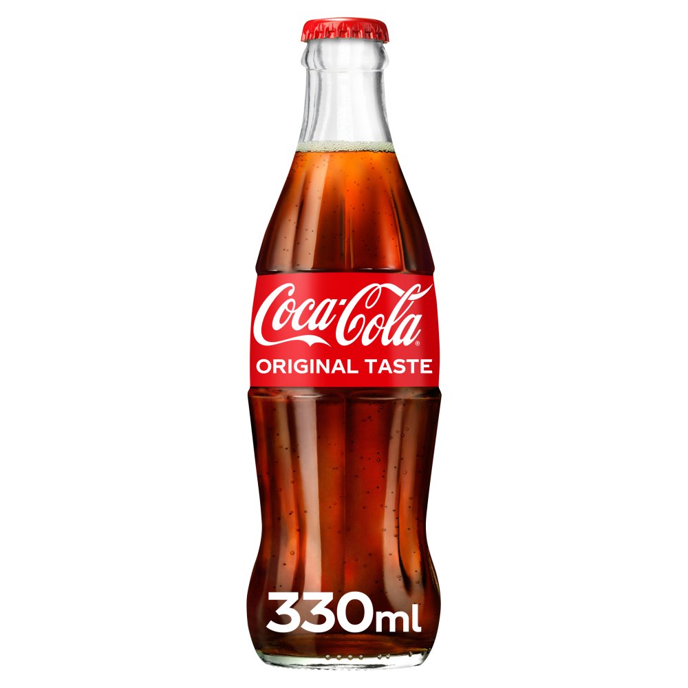 Coca-Cola Original Taste Glass Bottles  330ml-Food