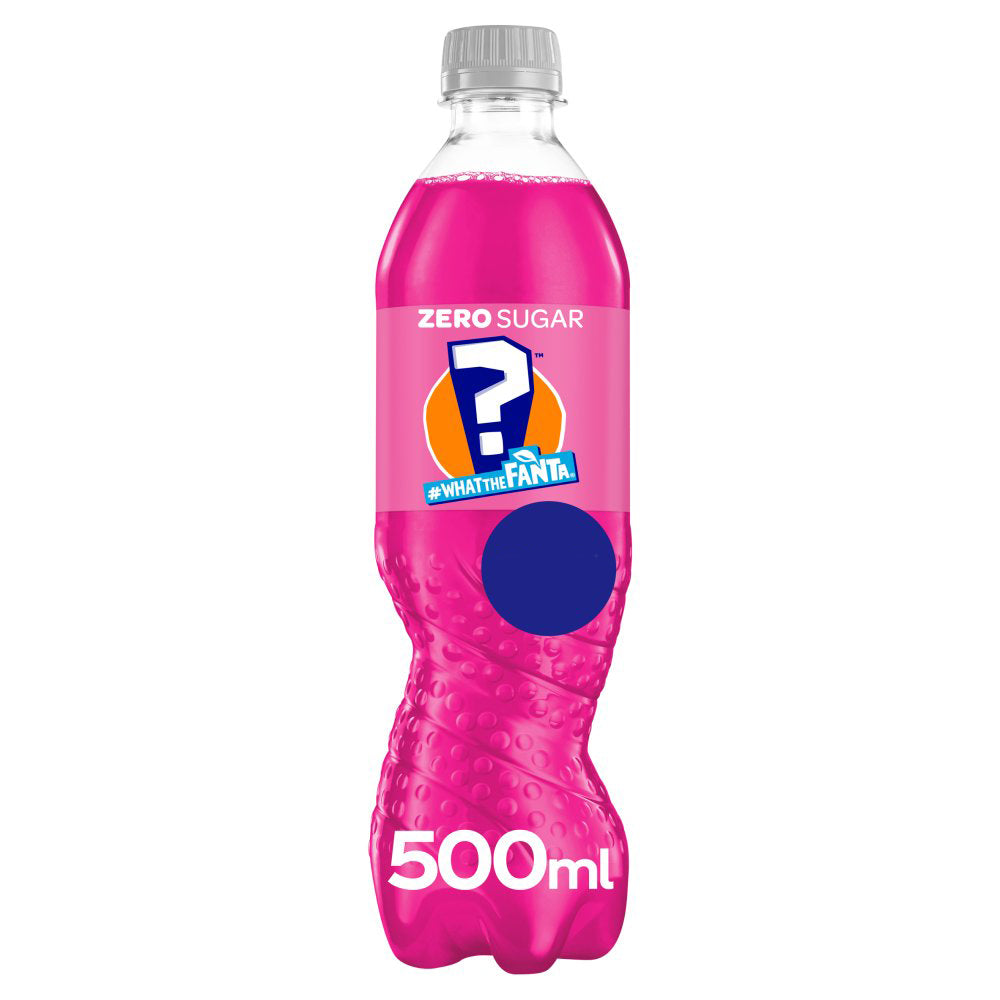 Fanta Zero What The Fanta Mystery Flavour 500ml-Food