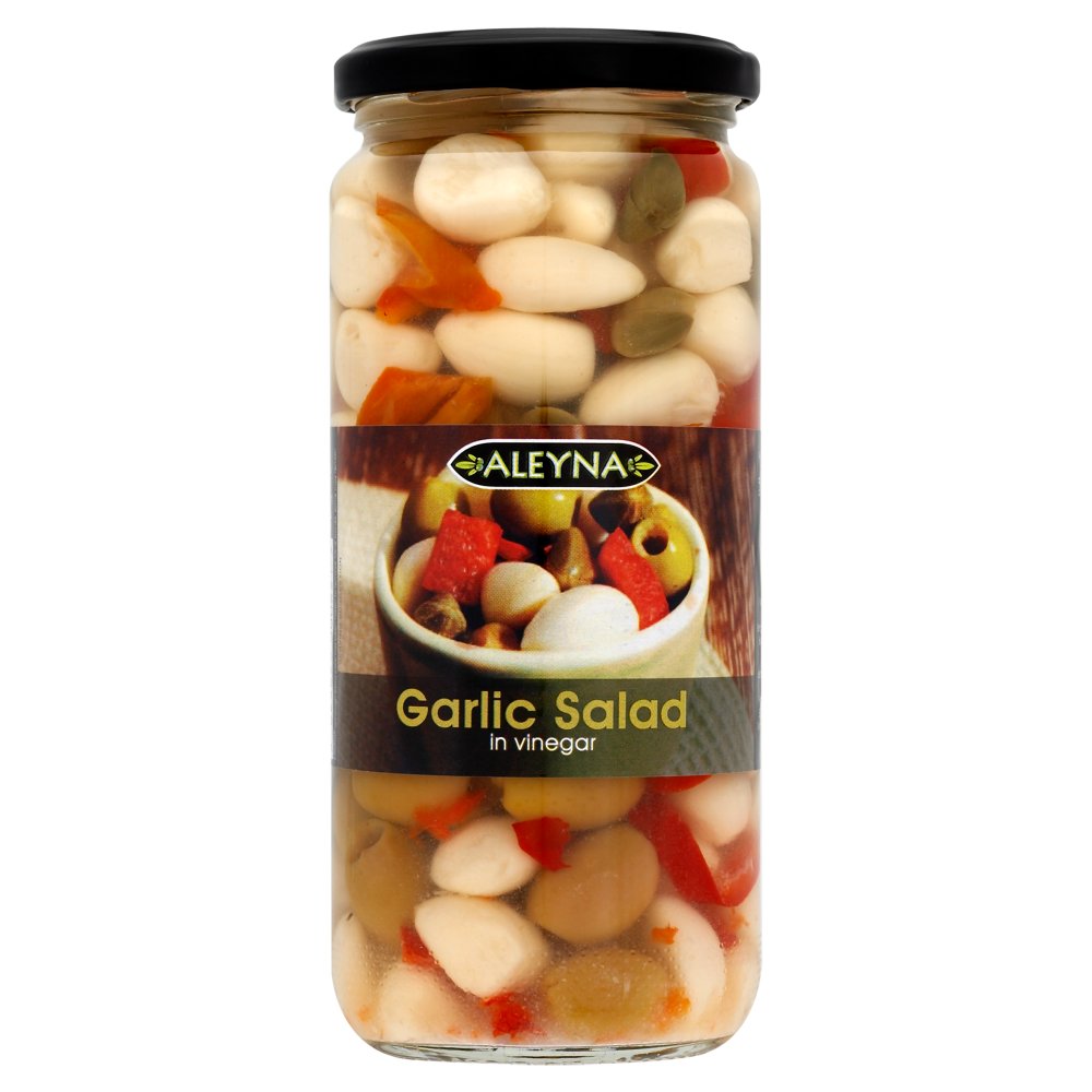 Aleyna Garlic Salad in Vinegar 480g Pickles and Sauces Asetena Pa 