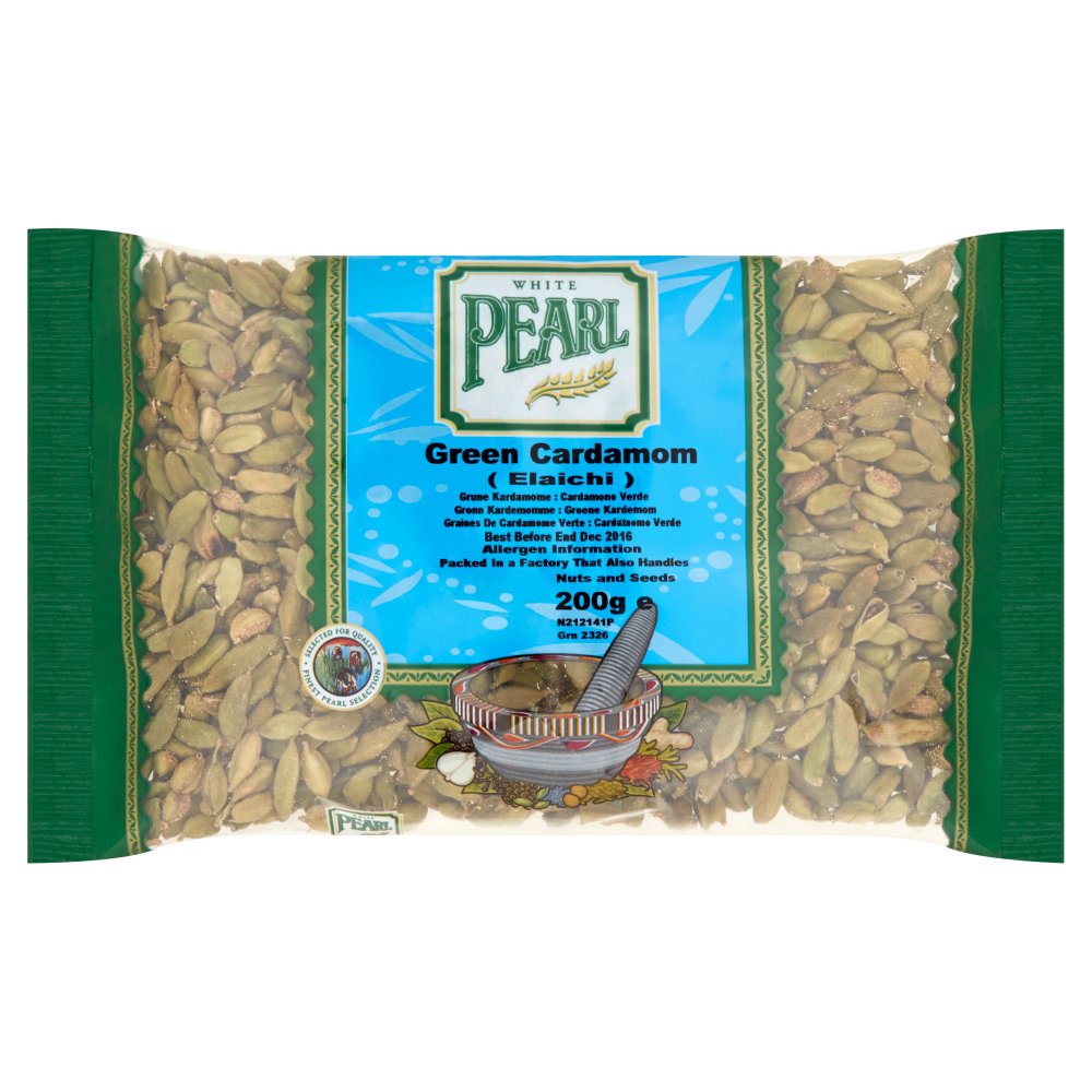 White Pearl Green Cardamom 200g-Food