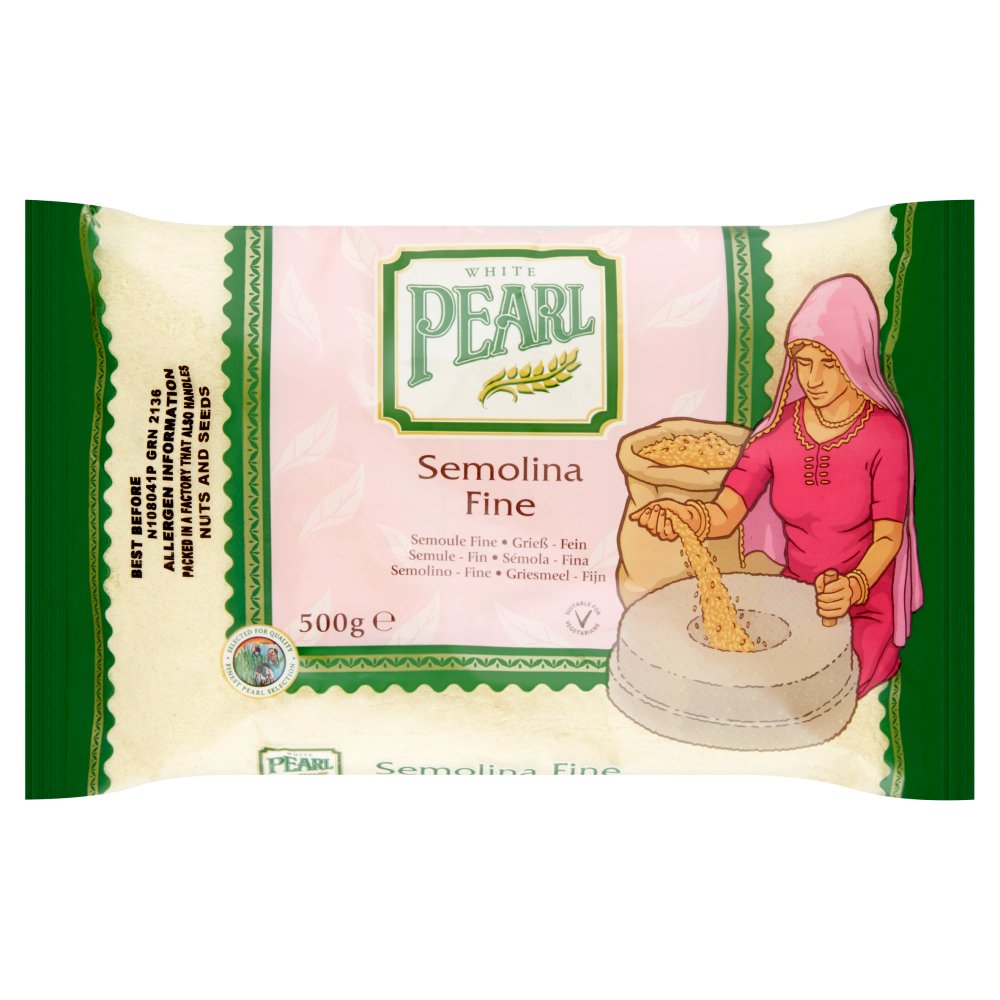 White Pearl Semolina Fine 500g-Food