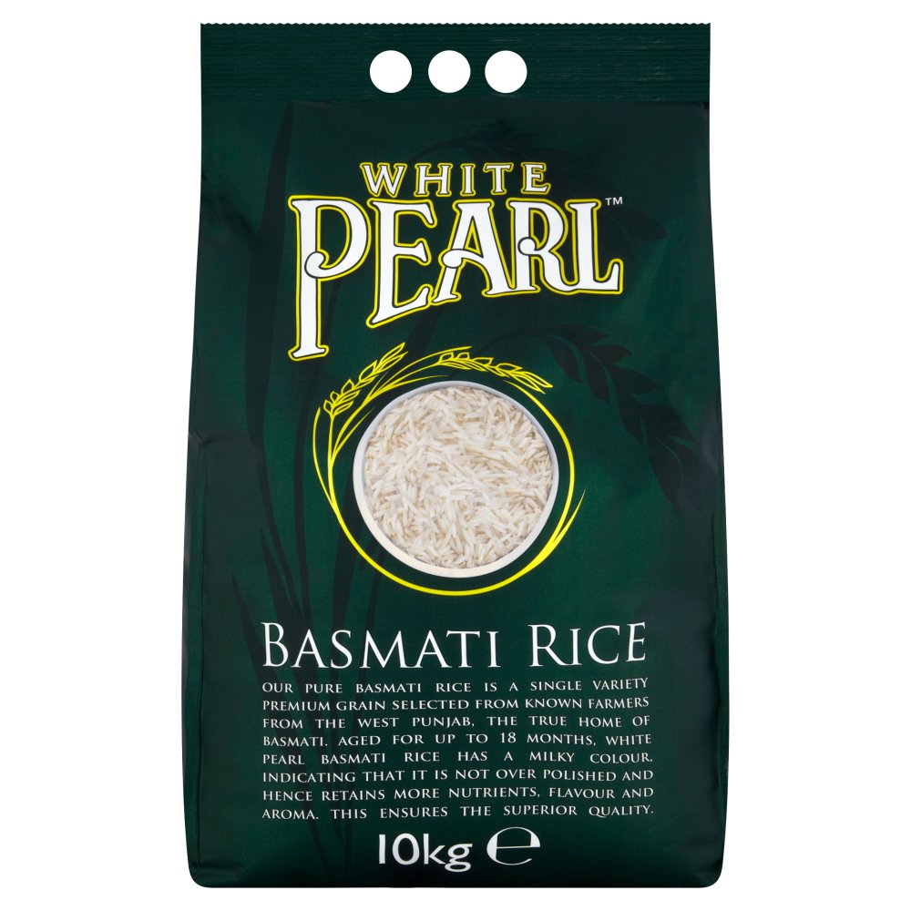 White Pearl Basmati Rice 10kg-Food