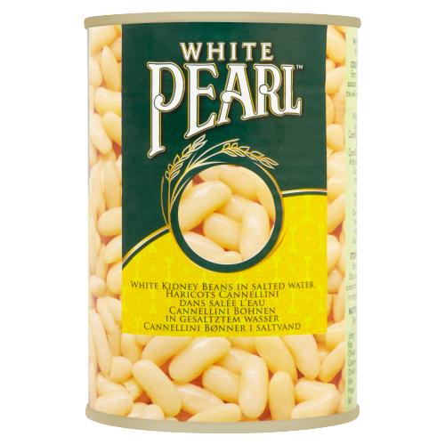 White Pearl White Kidney Beans 400g-Food