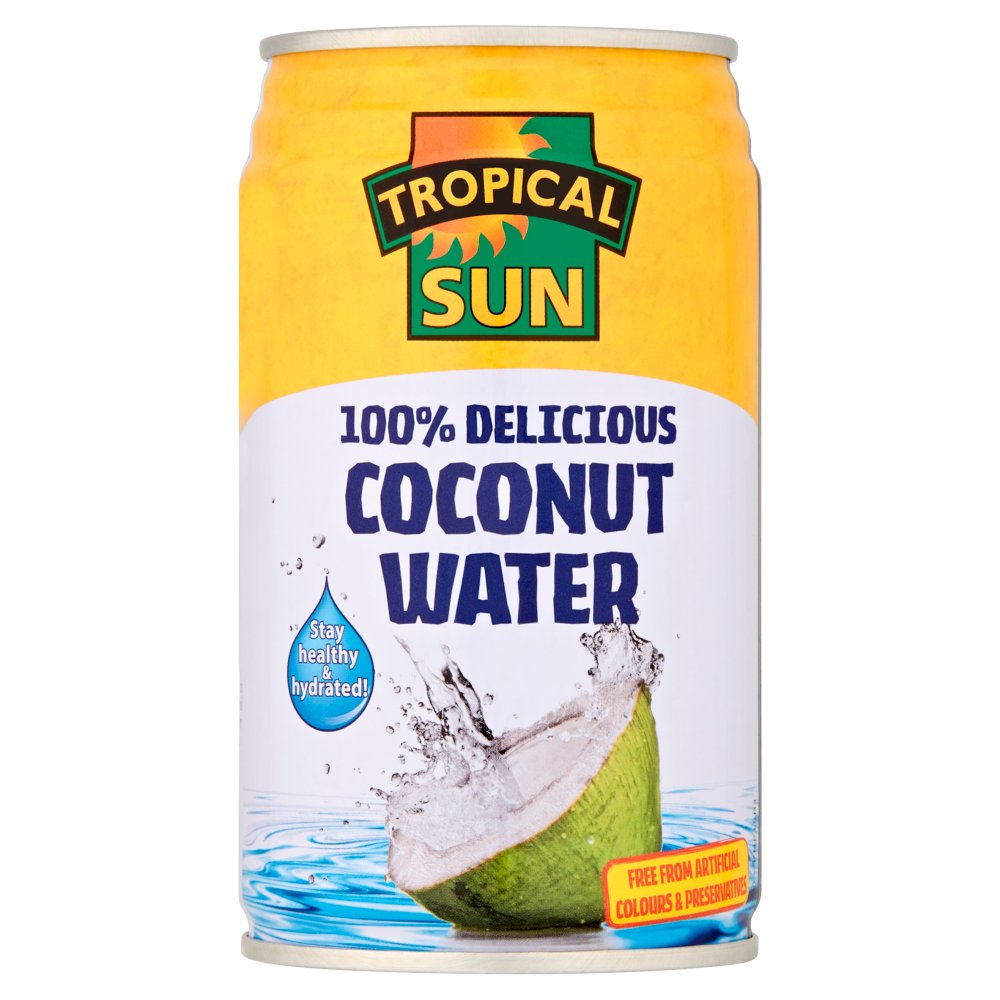 Tropical Sun 100% Delicious Coconut Water 330ml-Food