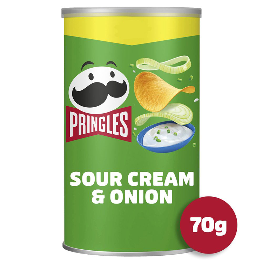 MASPringles Sour Cream & Onion Crisps Can 70g-Food