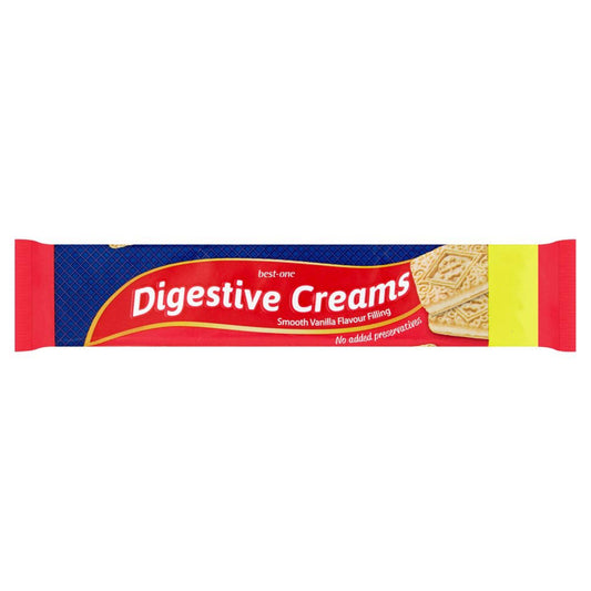 MASBest-One Digestive Creams Smooth Vanilla Flavour Filling 150g-Food